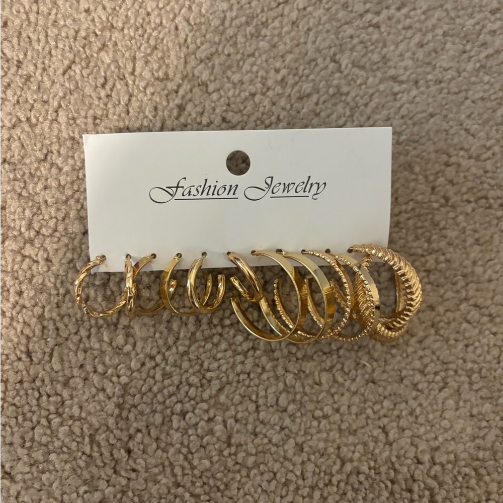 6 pack earrings